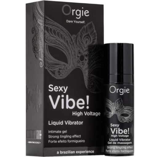ORGIE SEXY VIBE HIGH VOLTAGE - UNISZEX FOLYÉKONY VIBRÁTOR (15ML)