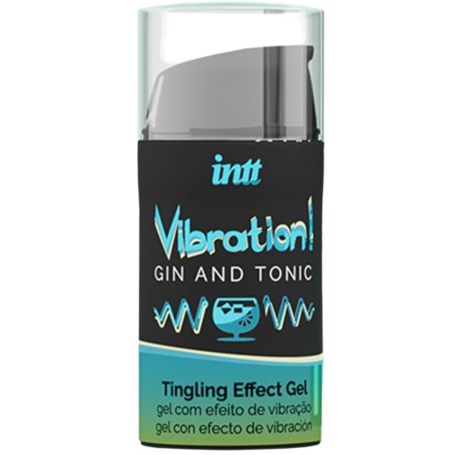 INTT VIBRATION! - FOLYÉKONY VIBRÁTOR - GIN TONIC (15ML)