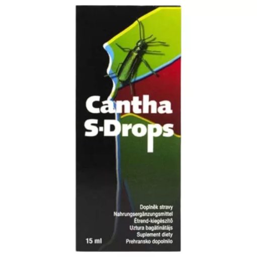 CANTHA S-DROPS - ÉTREND-KIEGÉSZÍTŐ CSEPPEK FÉRFIAKNAK - 15ML
