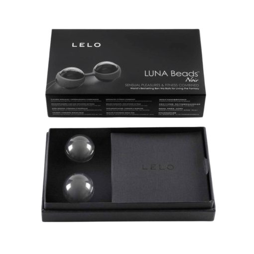 LELO Luna Noir - variálható gésagolyók